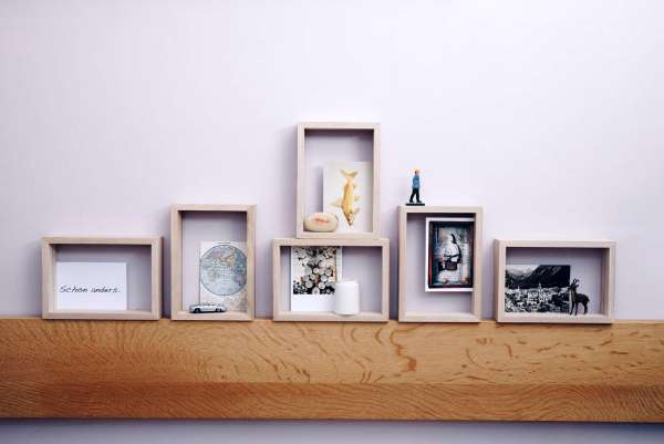 Marco decorativo de madera de fresno