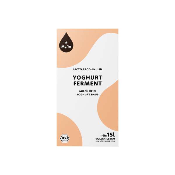 Fermentos ecológicos de yogur con inulina Fermentos ecológicos de yogur con inulina