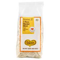 Muesli de 3 cereales bio sin gluten