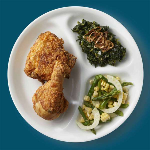 Plato de vidrio Corelle con 3 secciones ø 26 cm