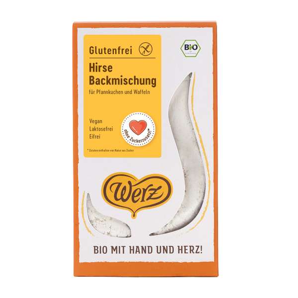 Preparado de mijo bio para crepes y gofres sin gluten Preparado de mijo bio para crepes y gofres sin gluten