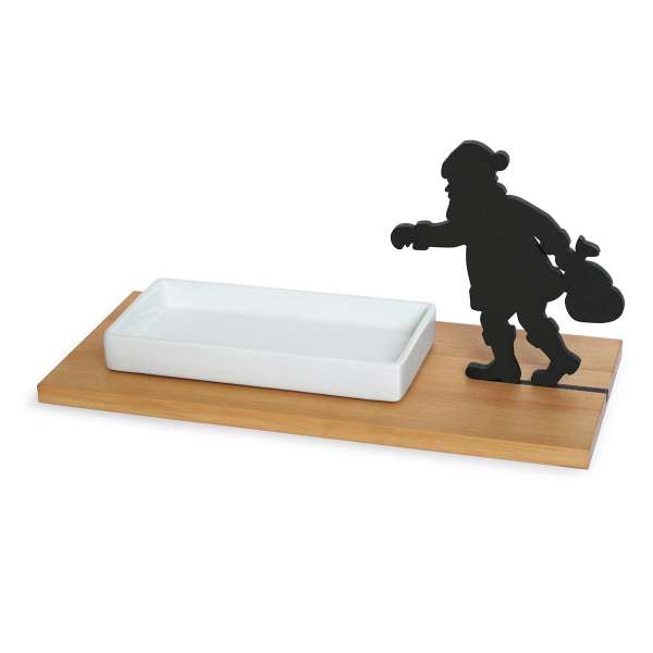 Bandeja para aperitivos de Papá Noel Bandeja para aperitivos de Papá Noel