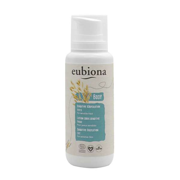 Loción corporal ecológica sin perfume Sensitive de Eubiona Loción corporal ecológica sin perfume Sensitive de Eubiona