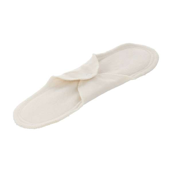 Compresa larga con alas de algodón bio lavable