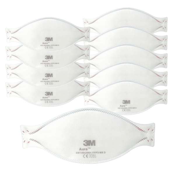 Mascarilla para partículas FFP3 9930 3M (Pack 10 uds) Mascarilla para partículas FFP3 9930 3M (Pack 10 uds)