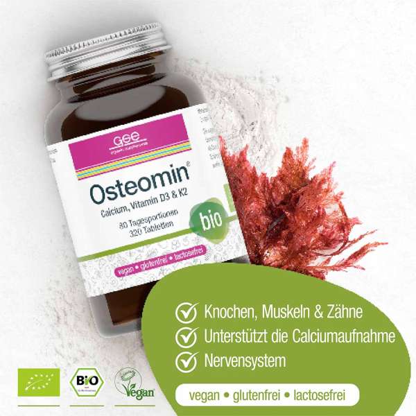 Suplemento Osteomin Bio con calcio y Vitamina D3