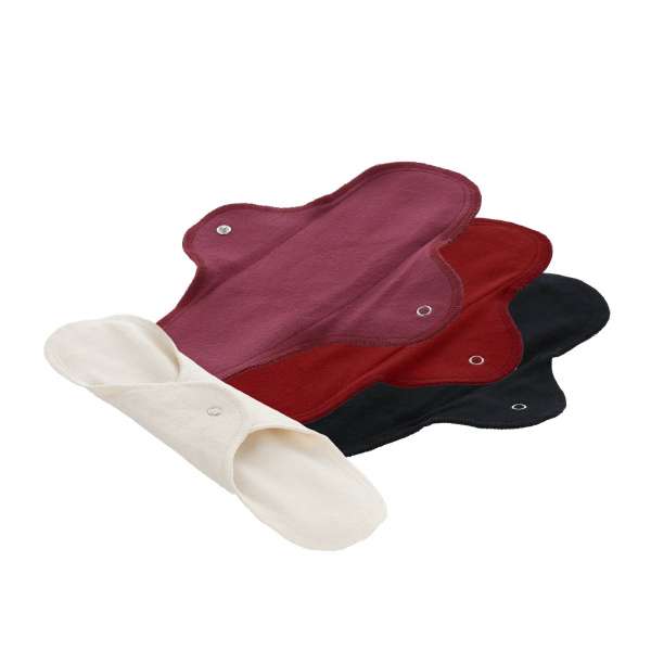 Compresa con alas bio de algodón lavable