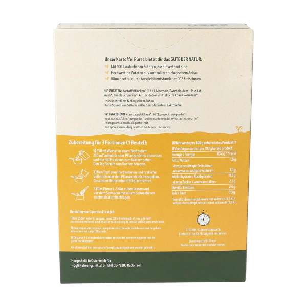 Puré de patatas bio