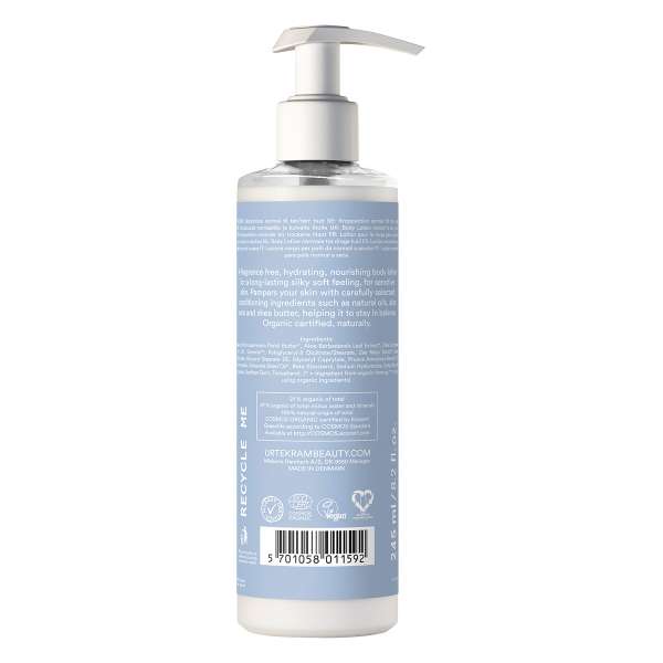 Loción corporal hidratante ecológica Fragance Free Urtekram