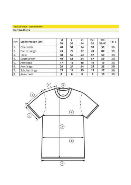 Camiseta antirradiación para hombre