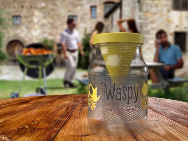 Trampa natural para avispas Frubby (sin matarlas)