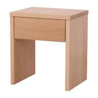 Mesita de noche de madera maciza Mesita de noche de madera maciza