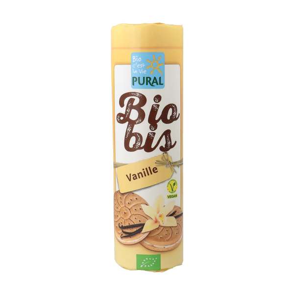 Galletas bio rellenas de vainilla Galletas bio rellenas de vainilla
