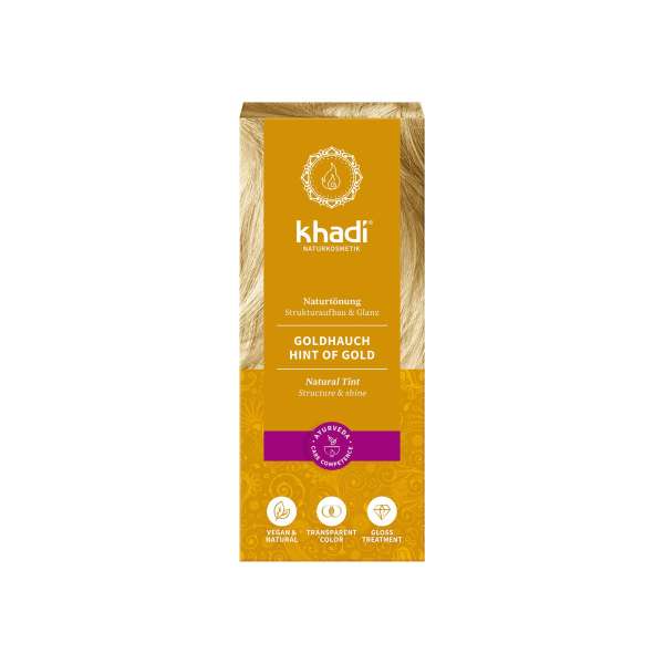 Tinte ecológico vegetal Golden Hint de Khadi Tinte ecológico vegetal Golden Hint de Khadi