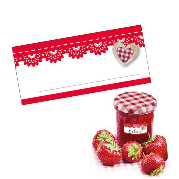 Etiquetas adhesivas para tarros 24 uds.