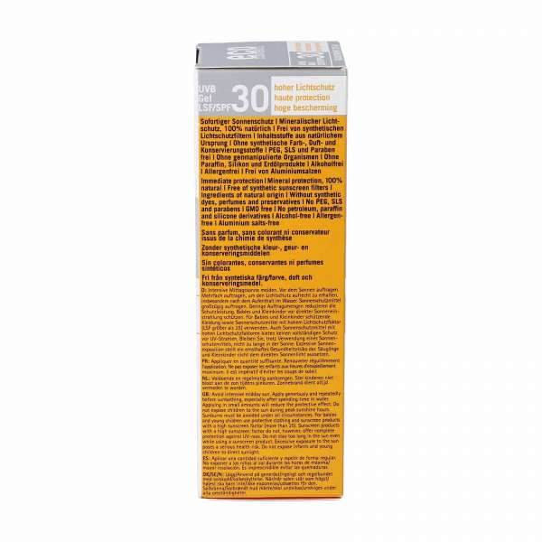 Gel facial solar FPS 30 Eco Cosmetics