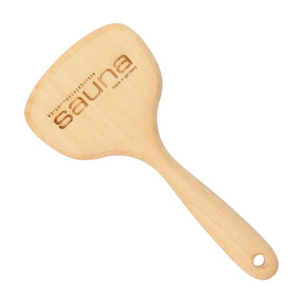 Cepillo para sauna de cerdas naturales mango corto
