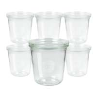 Tarro de vidrio con tapa 290 ml (pack de 6) Tarro de vidrio con tapa 290 ml (pack de 6)