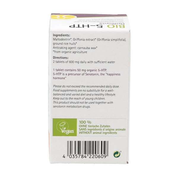 Suplemento ecológico 5-HTP