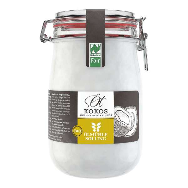 Aceite de coco virgen ecológico Naturland Aceite de coco virgen ecológico Naturland