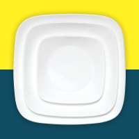 Vista previa: Plato cuadrado Corelle 26,6 cm Vista previa: Plato cuadrado Corelle 26,6 cm