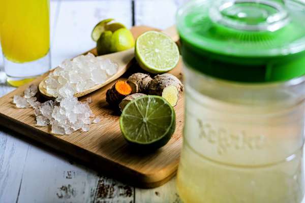 Gránulos ecológicos deshidratados para kéfir de agua