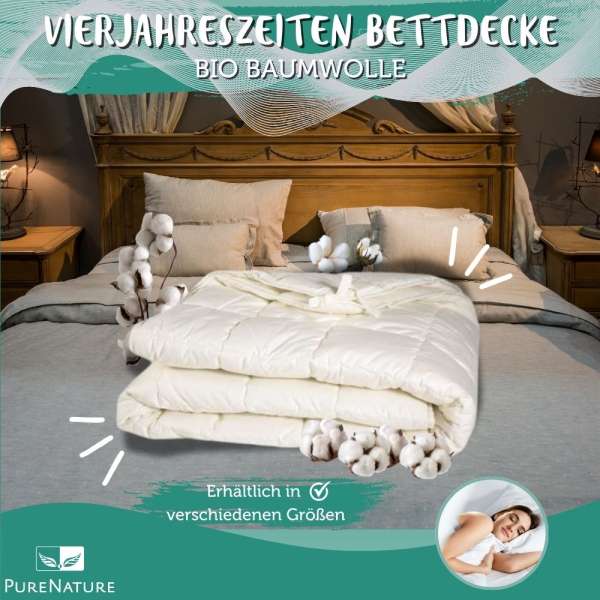Edredón nórdico 4 estaciones algodón ecológico