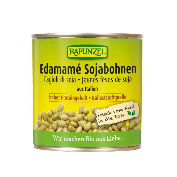 Soja ecológica edamamé en lata Soja ecológica edamamé en lata