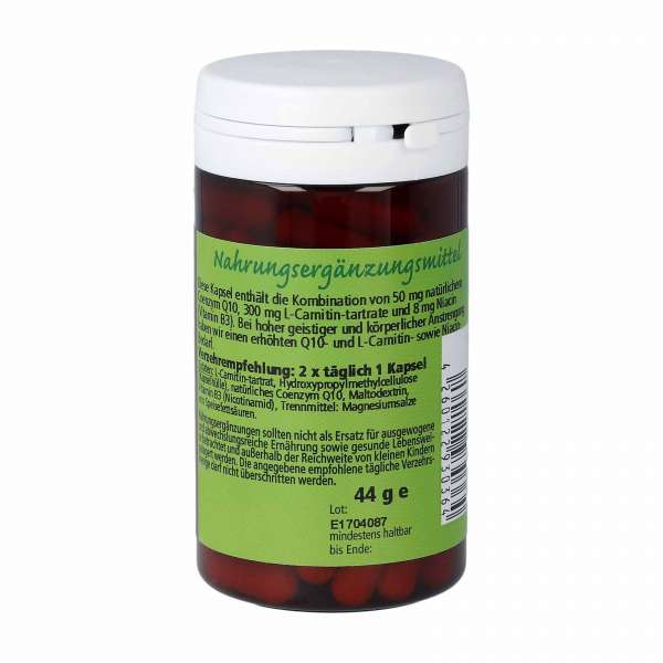 Q10 + L-Carnitina (90 cápsulas)