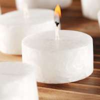 Vista previa: Velas de té de estearina blancas (set de 10) Vista previa: Velas de té de estearina blancas (set de 10)