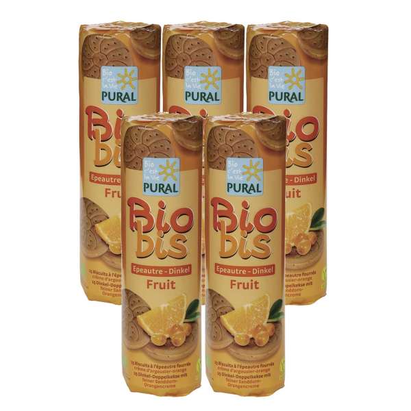 Galletas de espelta bio rellenas de naranja (set 5) Galletas de espelta bio rellenas de naranja (set 5)