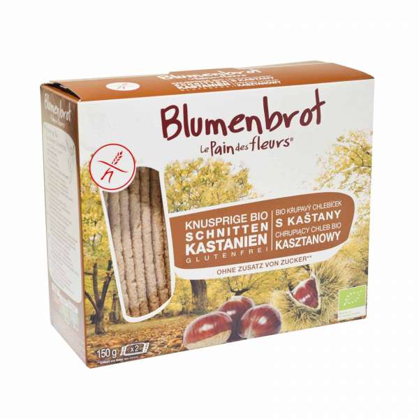 Crackers de castañas ecológicos sin gluten Crackers de castañas ecológicos sin gluten