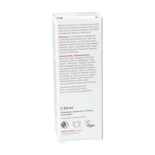 Crema de aloe vera para pieles secas