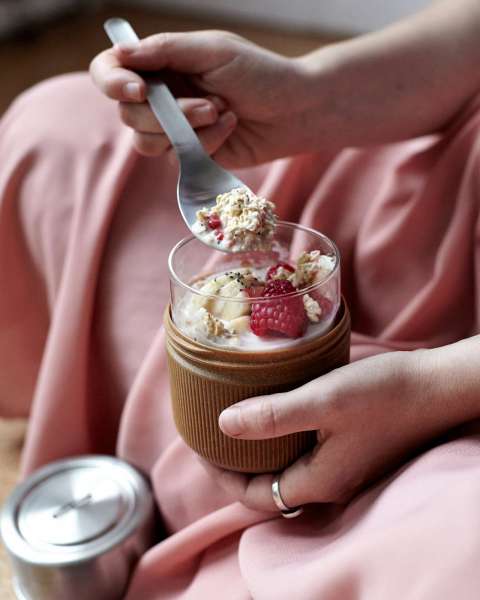 Fiambrera/Lunch box de vidrio de Black&Blum