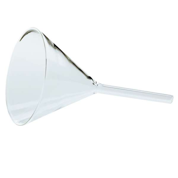 Embudo de vidrio con tubo largo Embudo de vidrio con tubo largo