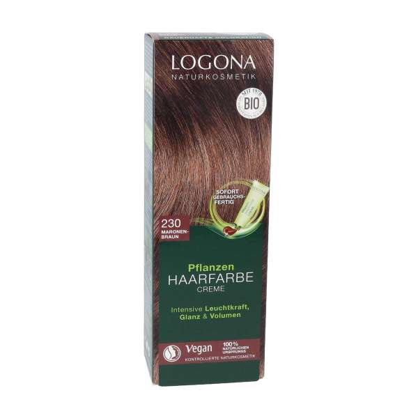 Tinte vegetal en crema de Logona color Nogal Tinte vegetal en crema de Logona color Nogal