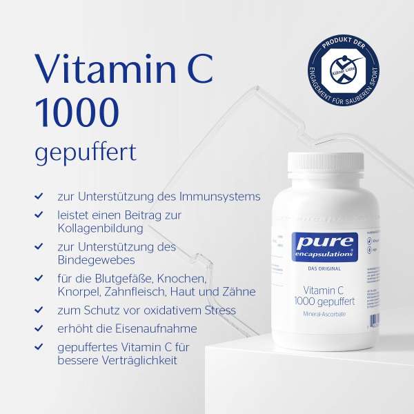 Vitamina C 1000 mg buffer (90 cápsulas)