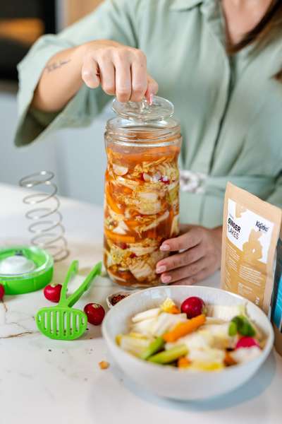 Tarro para fermentar vegetales Kefirko