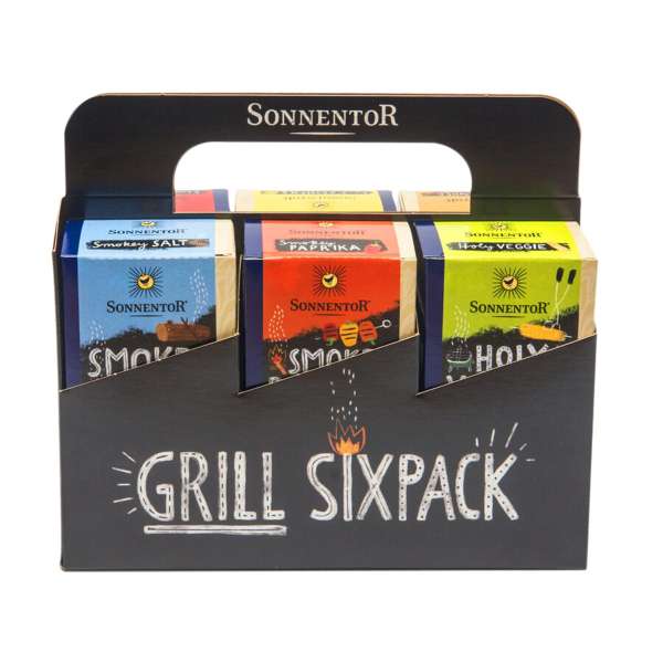 Pack de 6 especias para plancha y grill Pack de 6 especias para plancha y grill