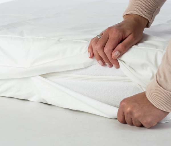 Funda antiácaros para colchón medidas EE.UU y GB