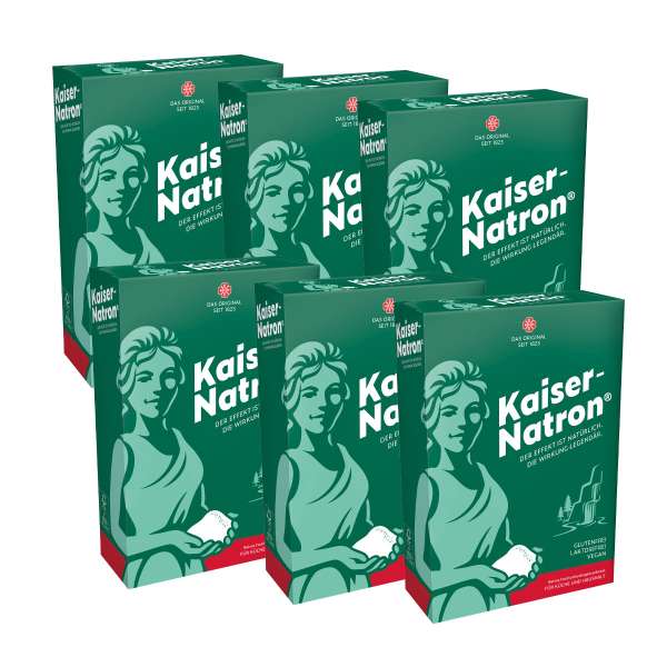Bicarbonato Kaiser Natron (6 x 250 g) Bicarbonato Kaiser Natron (6 x 250 g)