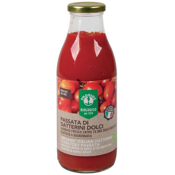 Pure de tomate "passata" ecológico Pure de tomate "passata" ecológico