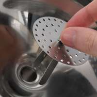 Vista previa: Embudo con colador de acero inoxidable Vista previa: Embudo con colador de acero inoxidable