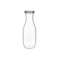 Jarras de vidrio WECK de 1000 ml con tapa – 6 unidades