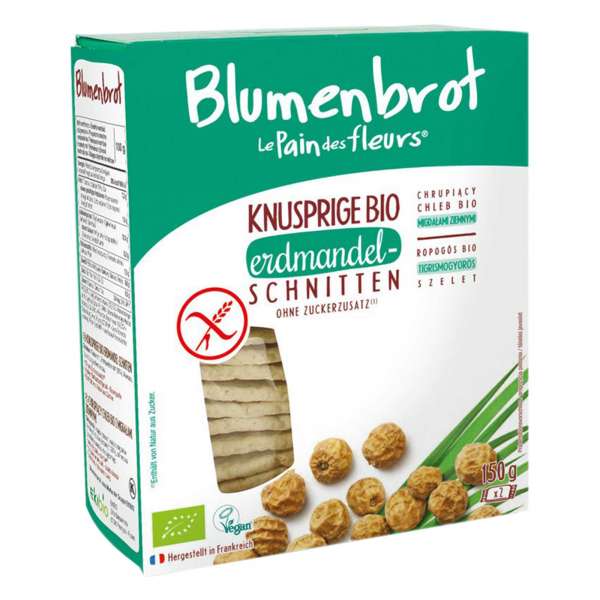 Crackers ecológicos de arroz y chufa sin gluten Crackers ecológicos de arroz y chufa sin gluten