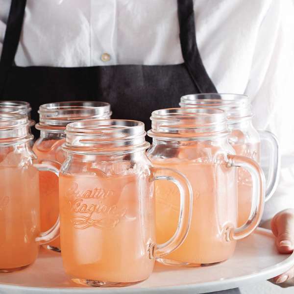 Jarra de vidrio con tapa Quattro Stagioni