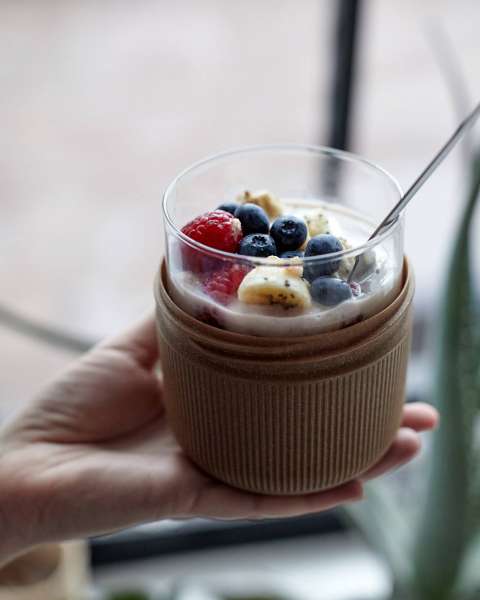 Fiambrera/Lunch box de vidrio de Black&Blum