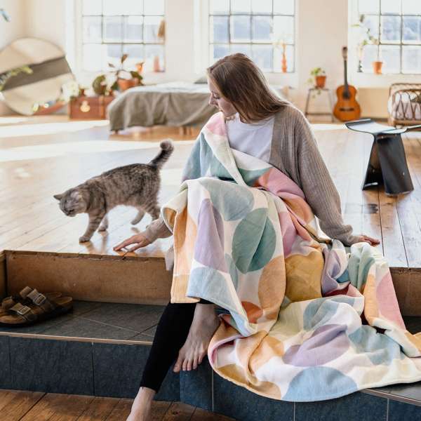 Manta de algodón ecológico Venecia