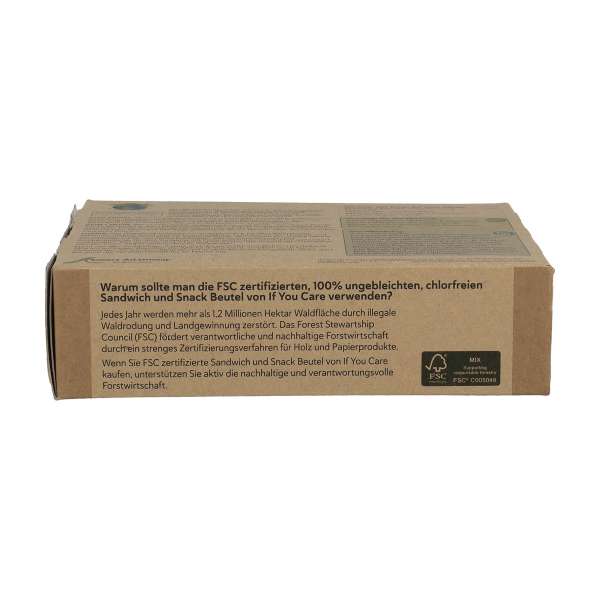 Bolsas de papel para sándwich If you care