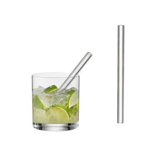 Pajitas de vidrio rectas para bebidas (set 6 uds) Pajitas de vidrio rectas para bebidas (set 6 uds)